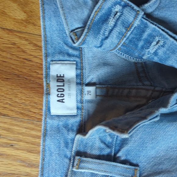 Agolde Riley High Rise Jeans - Size 28 - Picture 3 of 4